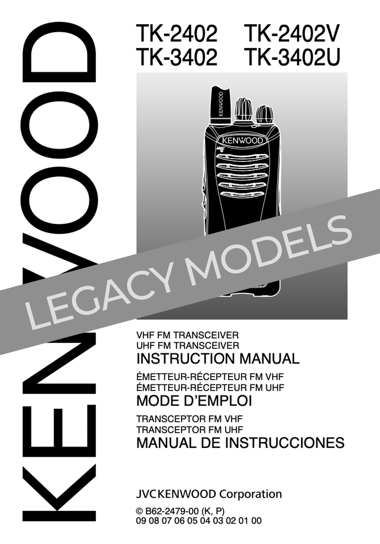 Legacy Models User Manuals