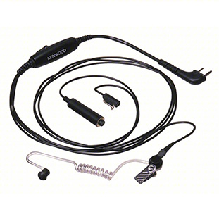 KHL-9BL - 3 Wire Palm Microphone w/Earphone